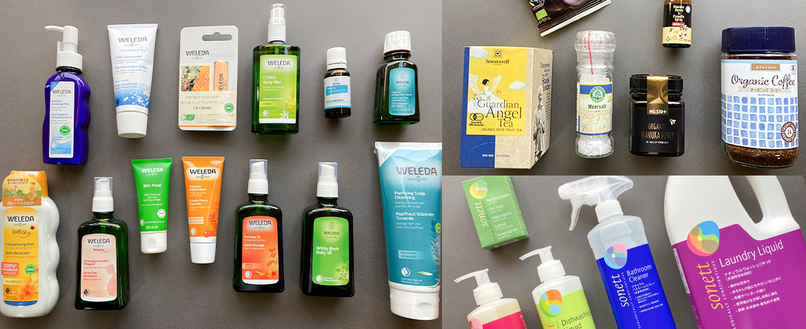 福岡おもちゃ箱のオーガニック洗剤・フード・コスメの写真